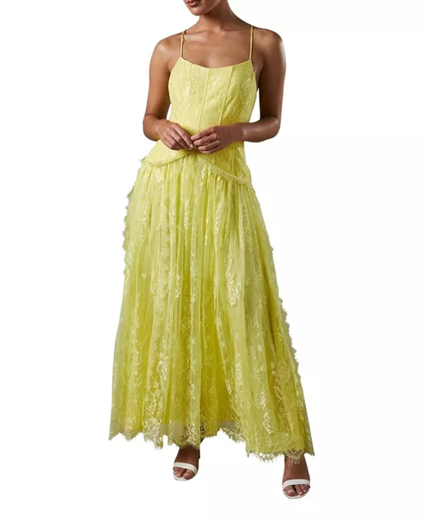 Кружевное платье-макси Coast, желтый
Кружевное платье-макси Coast, желтый