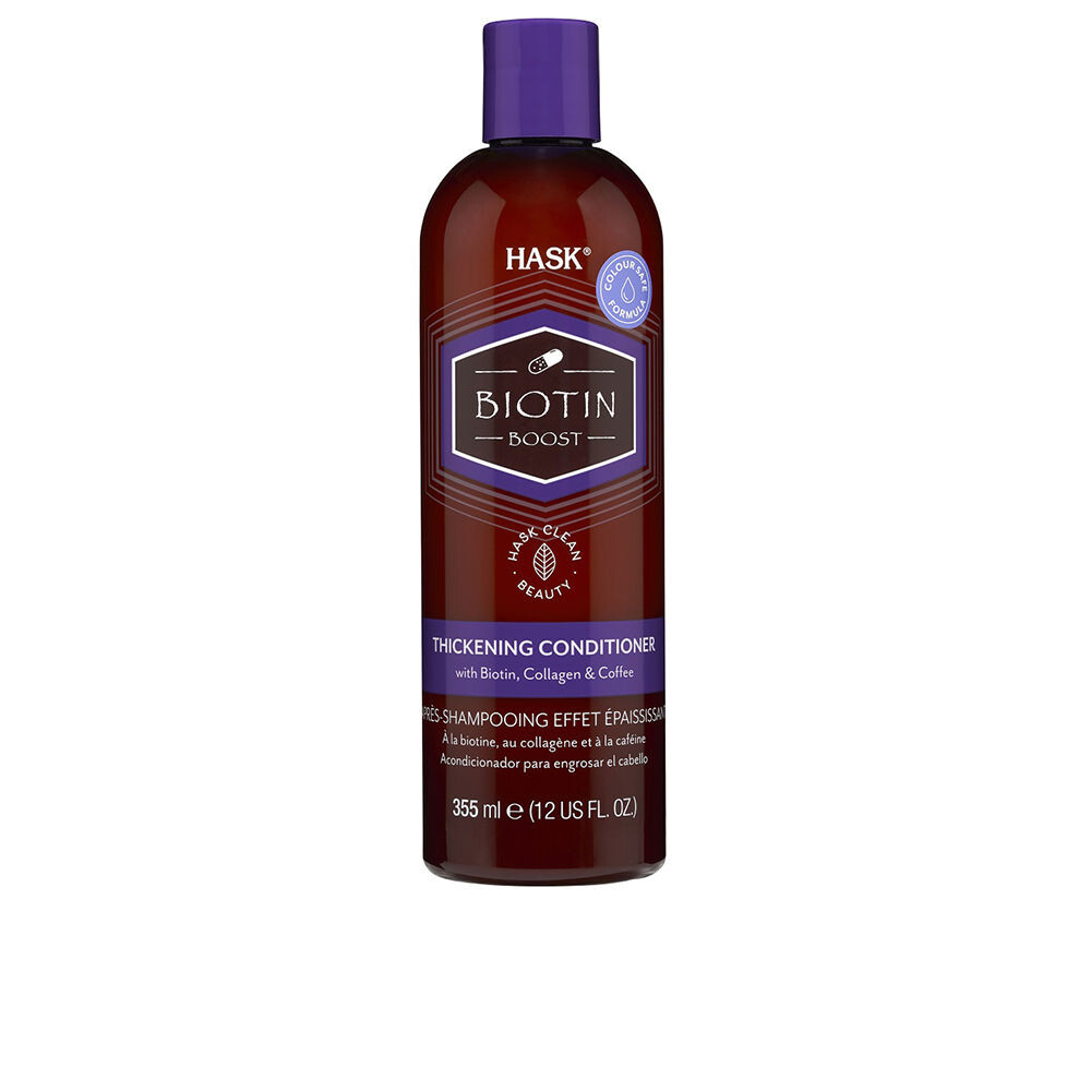 Кондиционер для объема Biotin Boost Thickening Conditioner Hask, 355 мл
Кондиционер для объема Biotin Boost Thickening Conditioner Hask, 355 мл