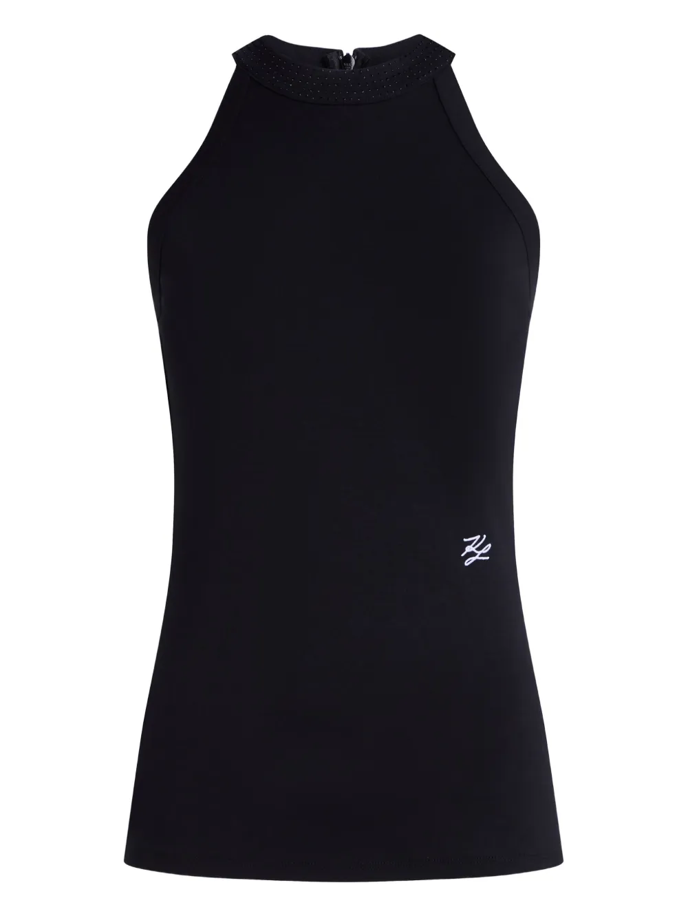 Топ с вырезом халтер и стразами KARL LAGERFELD, черный
Топ с вырезом халтер и стразами KARL LAGERFELD, черный