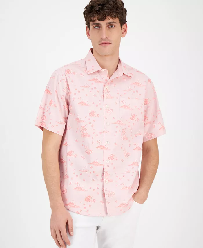 Мужская рубашка с коротким рукавом Island Bound из шамбре Tommy Bahama, розовый
Мужская рубашка с коротким рукавом Island Bound из шамбре Tommy Bahama, розовый