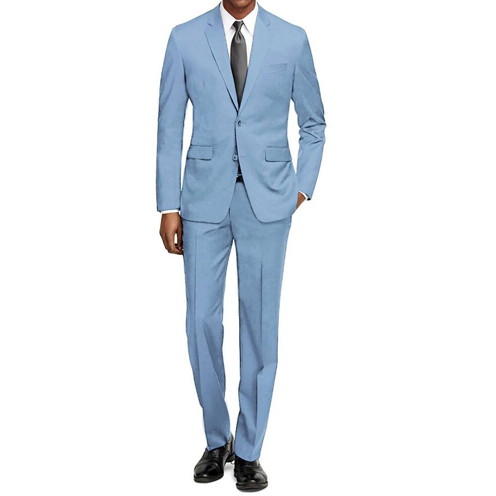 Мужской костюм Slim Fit из 2 предметов Braveman, цвет Baby Blue
Мужской костюм Slim Fit из 2 предметов Braveman, цвет Baby Blue