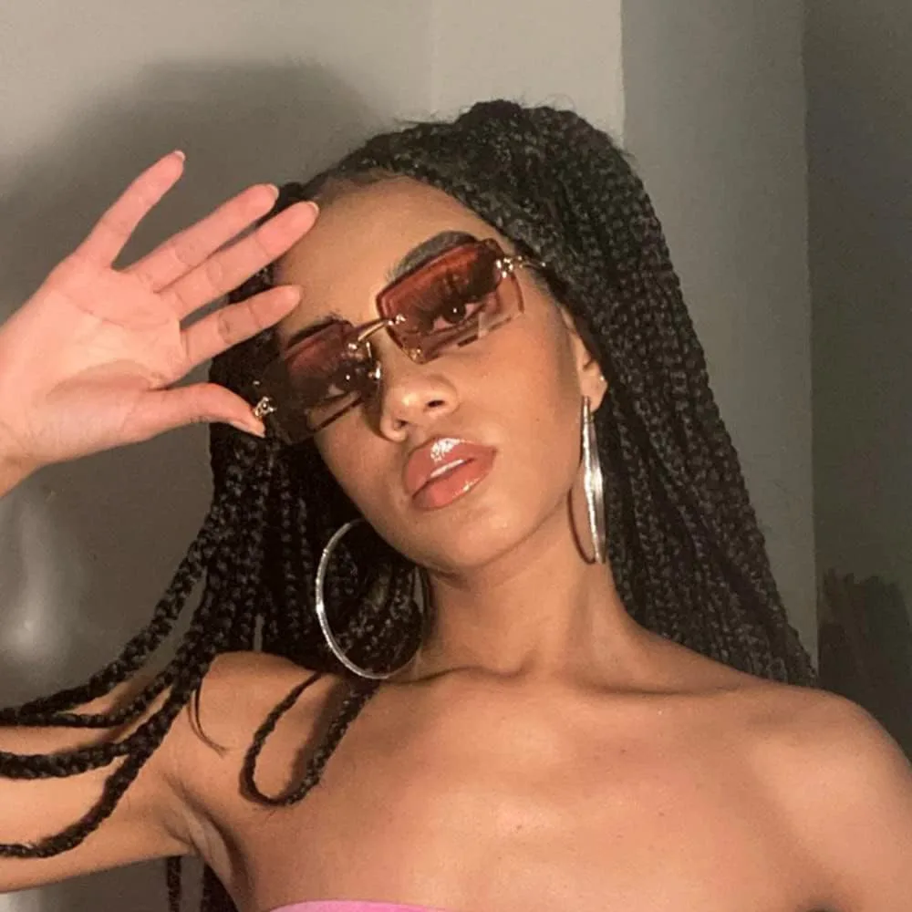 Солнцезащитные очки без оправы, маленькие прямоугольные солнцезащитные очки для путешествий, очки с защитой от УФ-излучения UV400, аксессуары для очков LANGSER, 10
Солнцезащитные очки без оправы, маленькие прямоугольные солнцезащитные очки для путешествий, очки с защитой от УФ-излучения UV400, аксессуары для очков LANGSER, 10