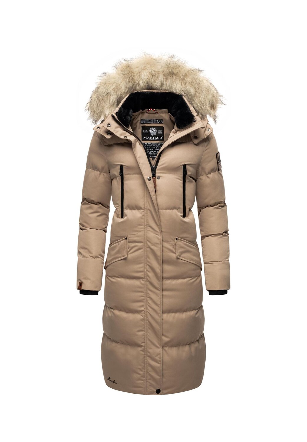 Зимнее пальто снежная звезда MARIKOO, тауп, Коричневый, Зимнее пальто снежная звезда MARIKOO, тауп 
Зимнее пальто снежная звезда MARIKOO, тауп, Коричневый, Зимнее пальто снежная звезда MARIKOO, тауп