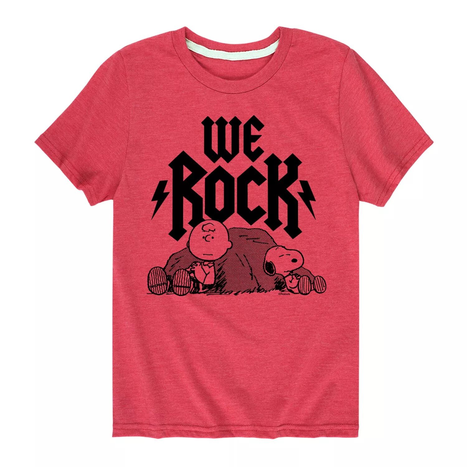 Футболка с рисунком Peanuts Charlie Brown и Snoopy We Rock для мальчиков 8–20 лет Licensed Character, красный
Футболка с рисунком Peanuts Charlie Brown и Snoopy We Rock для мальчиков 8–20 лет Licensed Character, красный