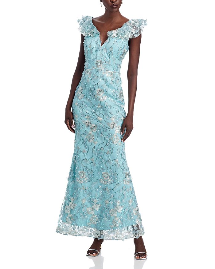 Платье без рукавов с V-образным вырезом и 3D цветком Eliza J, синий
Платье без рукавов с V-образным вырезом и 3D цветком Eliza J, синий