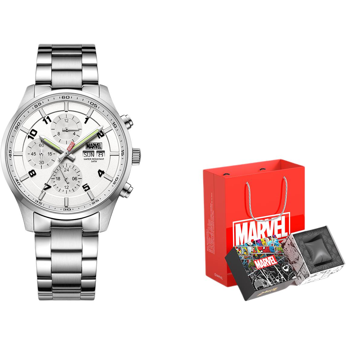 MARVEL Часы Space Collection Mechanical Movement Steel Strap Watch Men's Watch Silver Dial, M-6049SSW
MARVEL Часы Space Collection Mechanical Movement Steel Strap Watch Men's Watch Silver Dial, M-6049SSW