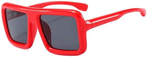 Модные большие квадратные солнцезащитные очки конфетных цветов для женщин, защита от ультрафиолета UV400, ретро-стиль, панк-стиль, мужские солнцезащитные очки MTZJH, Red Grey
Модные большие квадратные солнцезащитные очки конфетных цветов для женщин, защита от ультрафиолета UV400, ретро-стиль, панк-стиль, мужские солнцезащитные очки MTZJH, Red Grey