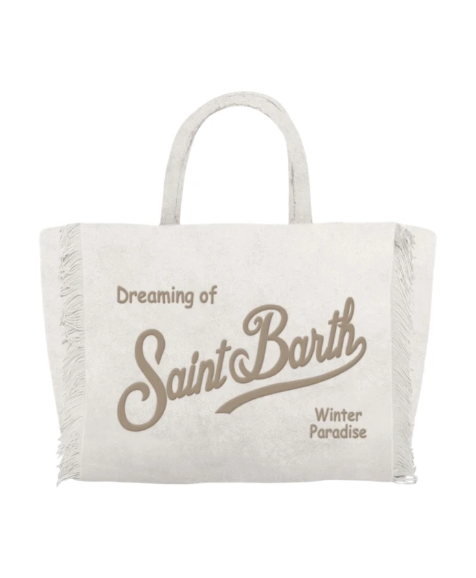 Бархатная сумка-тоут Colette Mc2 Saint Barth, белый
Бархатная сумка-тоут Colette Mc2 Saint Barth, белый