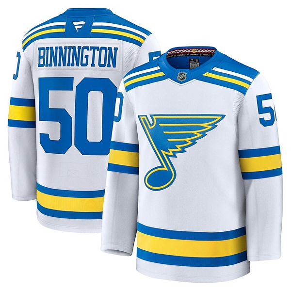 Мужская футболка Jordan Binnington White St Louis Blues Away Premium Player Fanatics
Мужская футболка Jordan Binnington White St Louis Blues Away Premium Player Fanatics