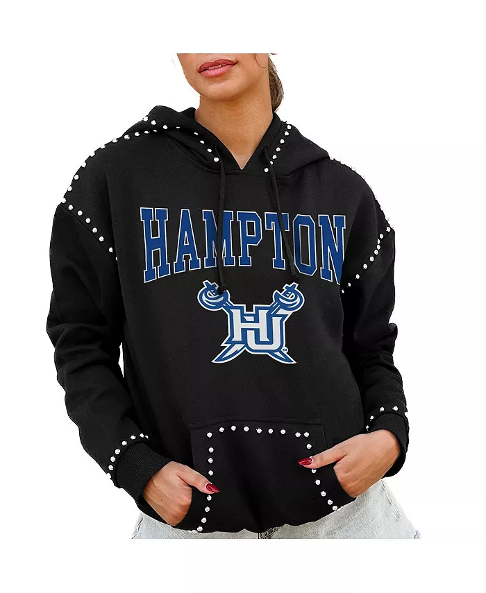Женская черная толстовка с капюшоном Hampton Pirates с заклепками Gameday Couture
Женская черная толстовка с капюшоном Hampton Pirates с заклепками Gameday Couture
