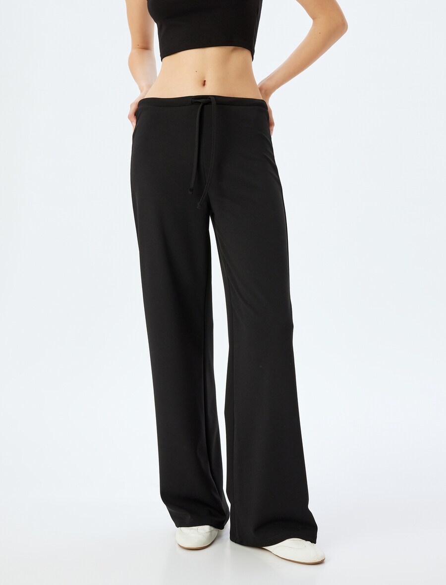 Брюки свободного кроя Koton, Black
Брюки свободного кроя Koton, Black