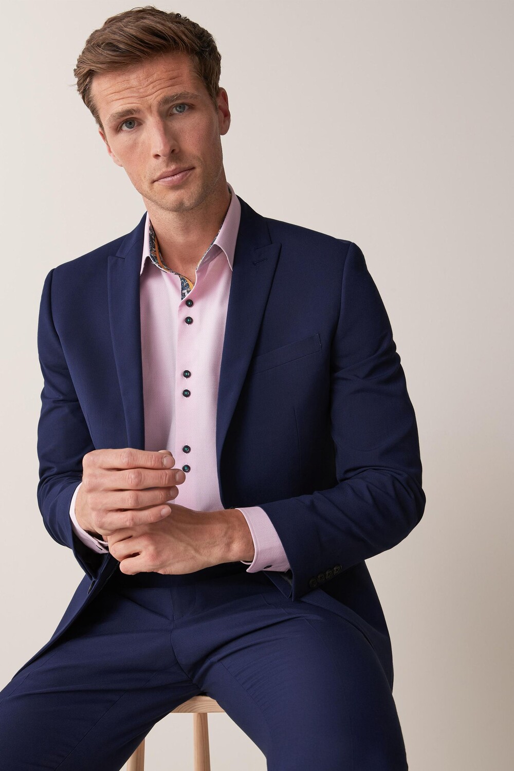 Пиджак застегивается на две пуговицы Next, синий
Пиджак застегивается на две пуговицы Next, синий