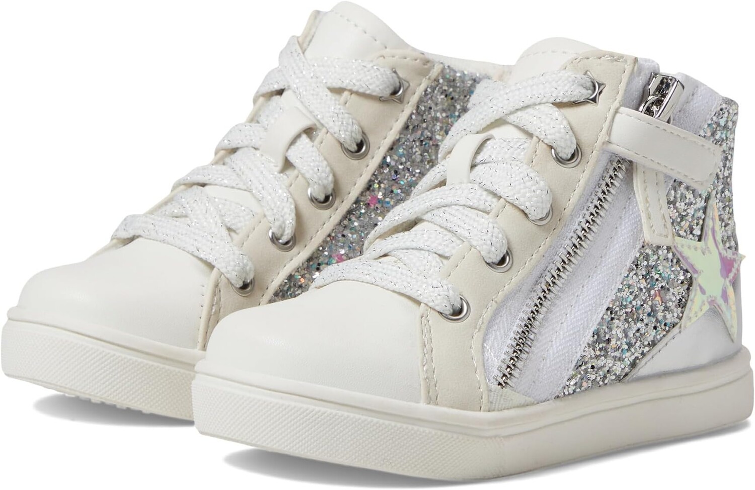 Кроссовки Yuti Nina, цвет White Glitter/Smooth
Кроссовки Yuti Nina, цвет White Glitter/Smooth