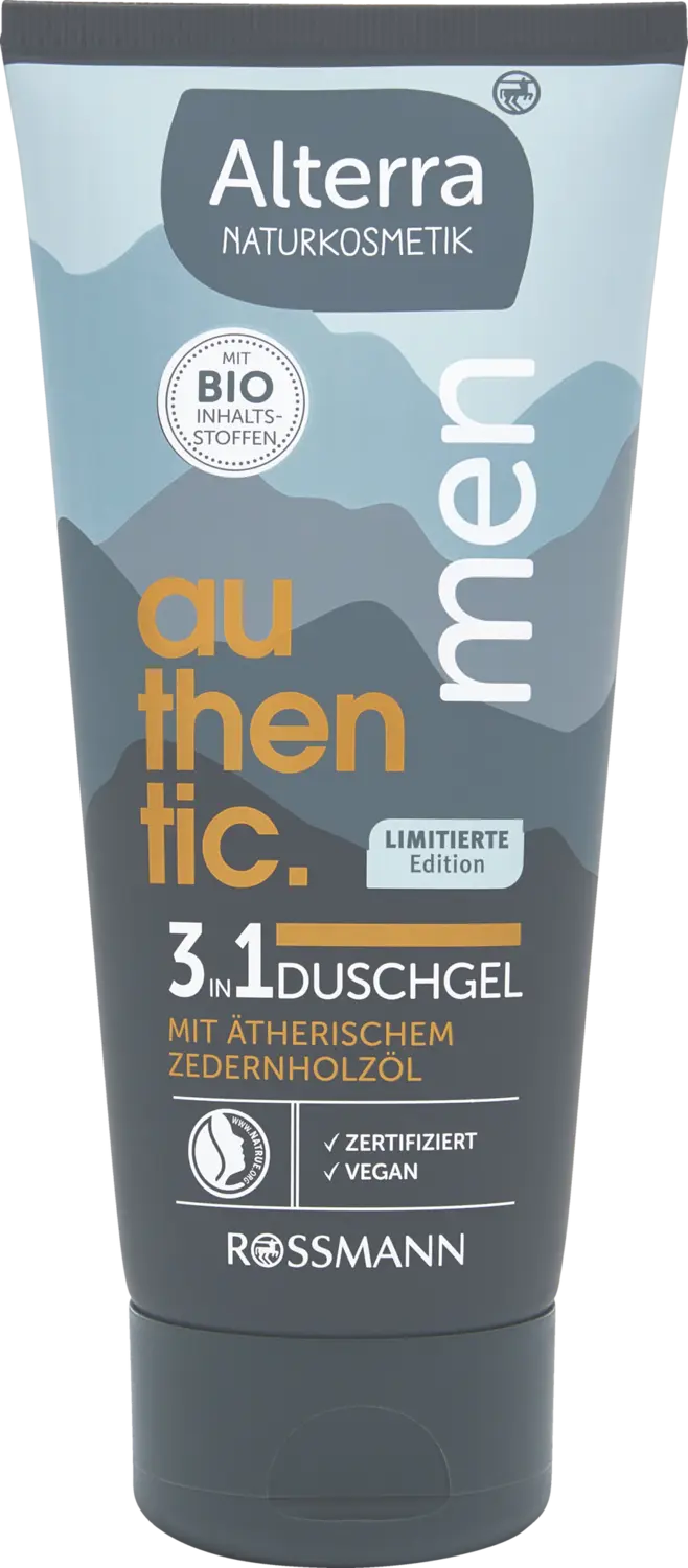 Гель для душа Alterra NATURKOSMETIK men 3in1 Duschgel Authentic
Гель для душа Alterra NATURKOSMETIK men 3in1 Duschgel Authentic