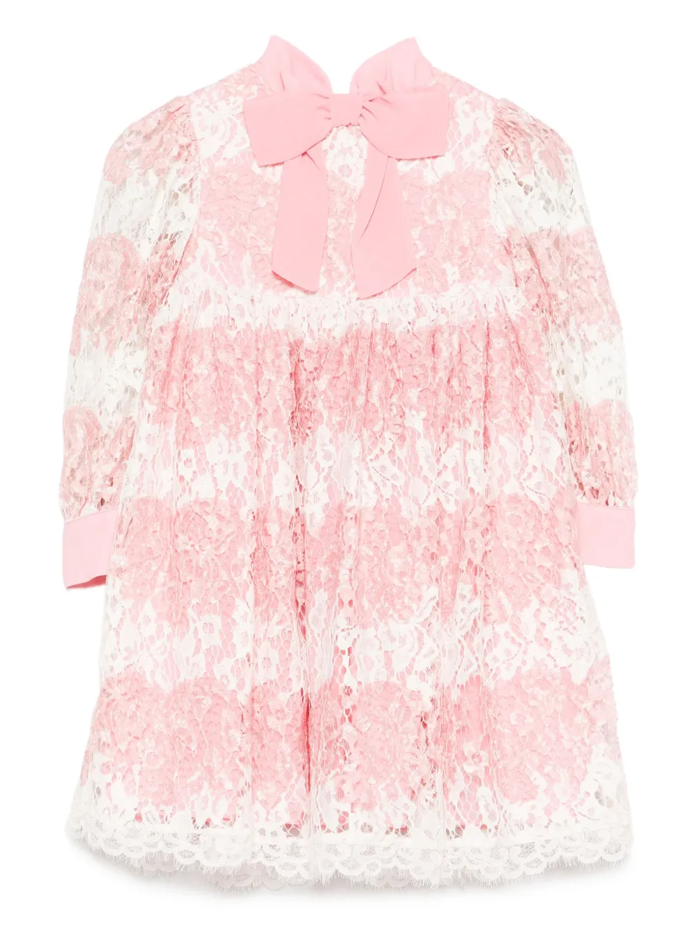 Кружевное платье с бантом Patachou, розовый
Кружевное платье с бантом Patachou, розовый