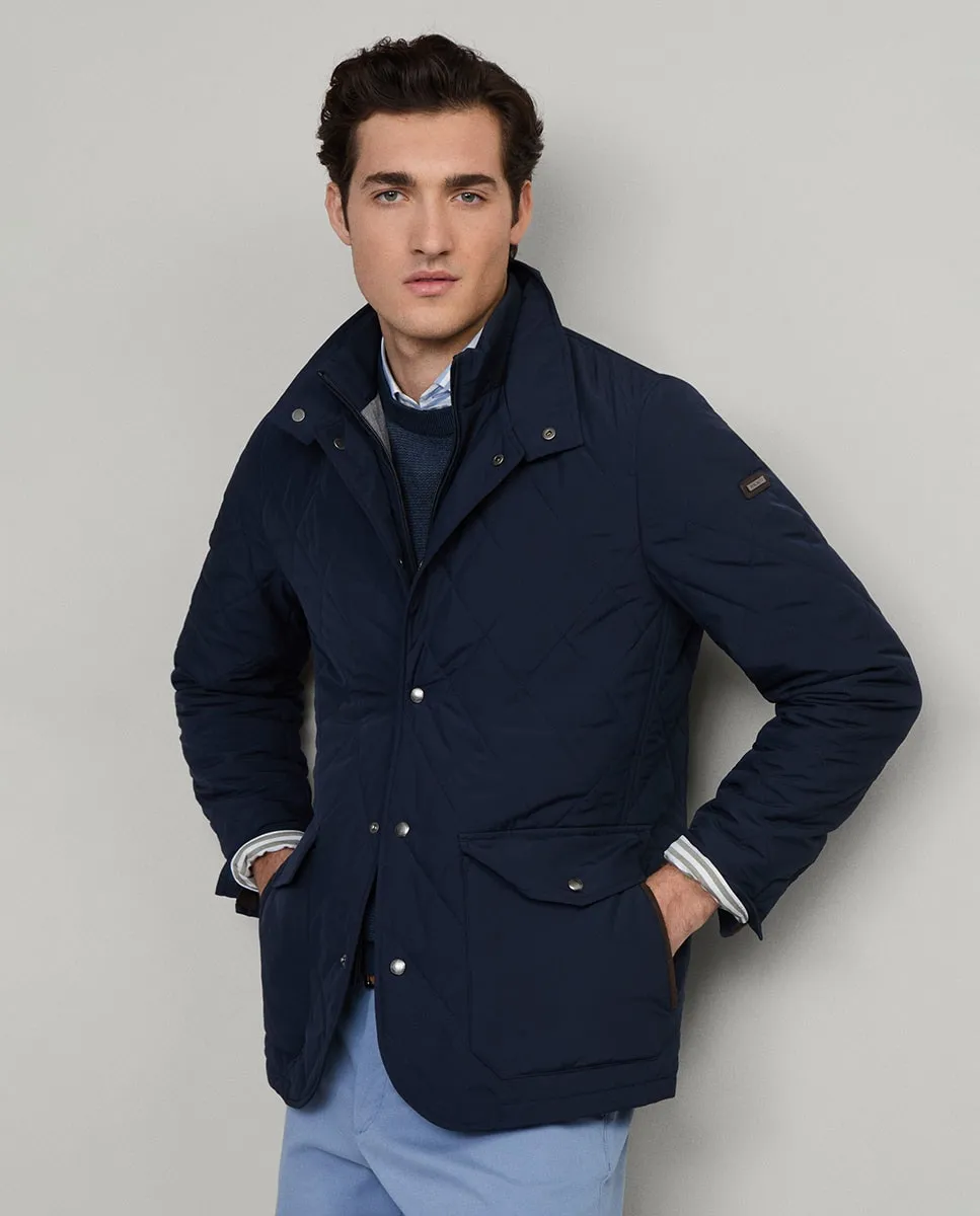 Мужская стеганая водоотталкивающая куртка больших размеров Hackett, синий
Мужская стеганая водоотталкивающая куртка больших размеров Hackett, синий