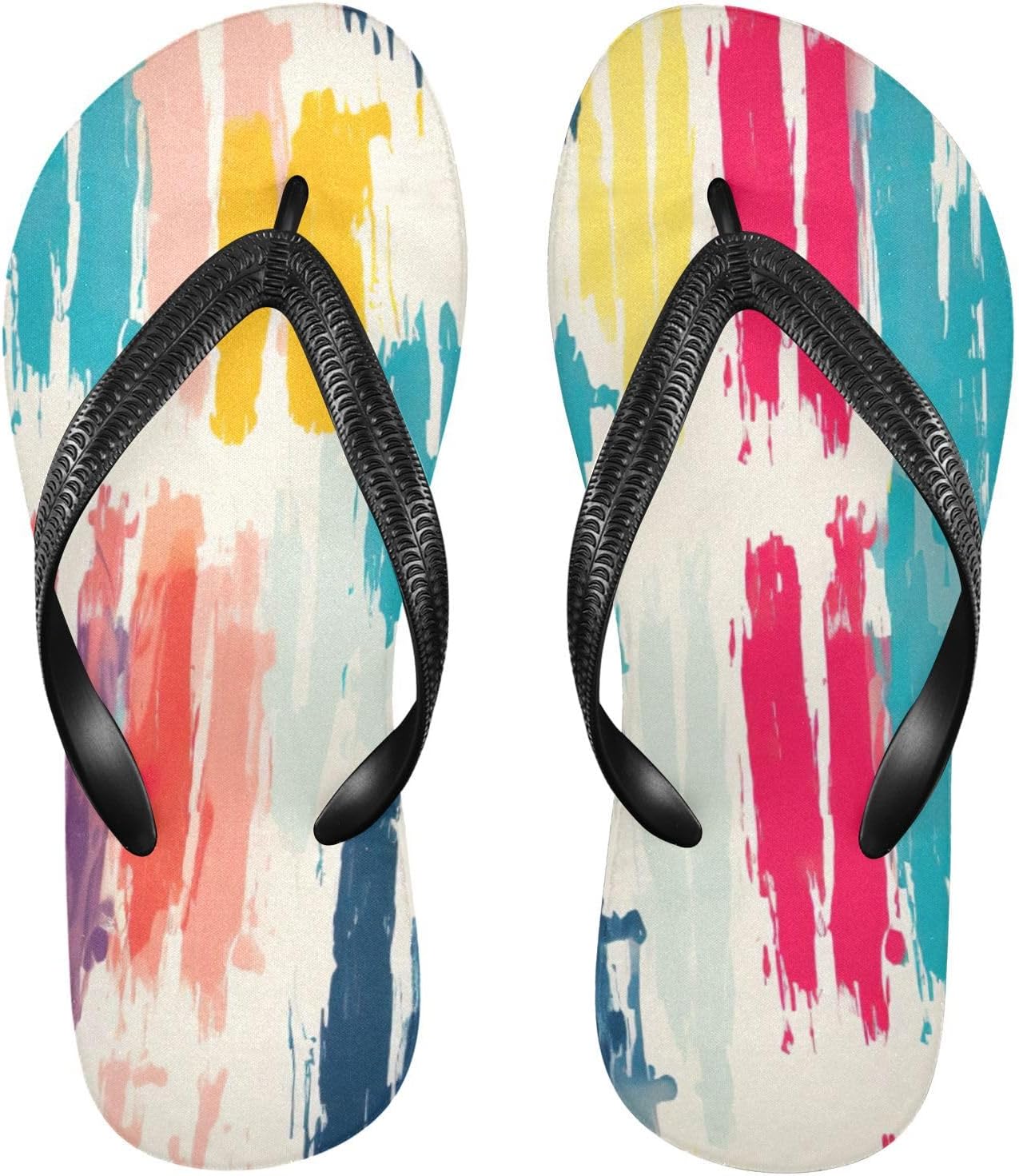 Шлепанцы в радужную полоску, пляжные летние повседневные сандалии для женщин и мужчин, тапочки для душа, размер XS Kfbe, Rainbow
Шлепанцы в радужную полоску, пляжные летние повседневные сандалии для женщин и мужчин, тапочки для душа, размер XS Kfbe, Rainbow