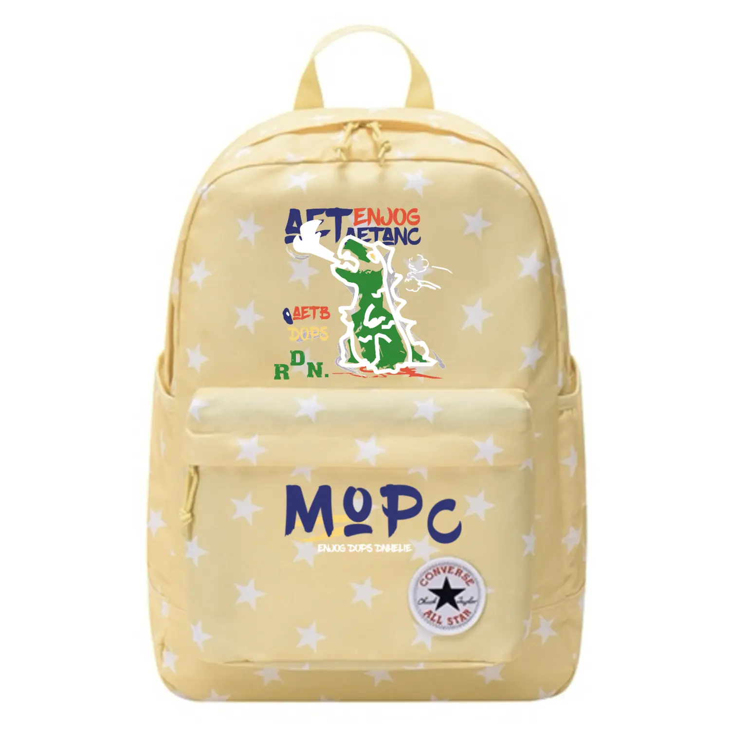 Converse Полиэстеровый рюкзак унисекс яично-желтый, Dinosaur
Converse Полиэстеровый рюкзак унисекс яично-желтый, Dinosaur