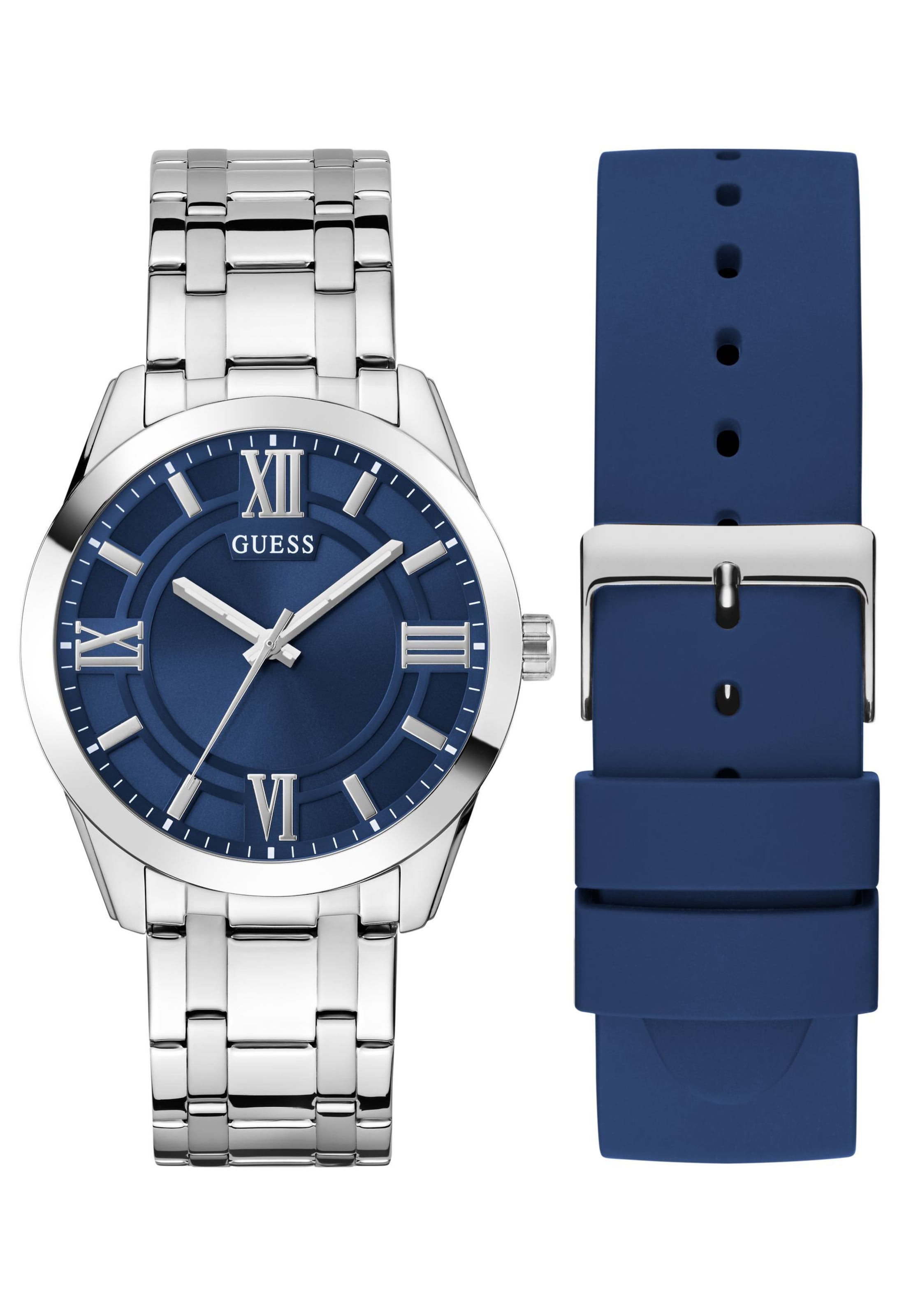 GUESS Часы 'Elliot' в серебристом цвете
GUESS Часы 'Elliot' в серебристом цвете