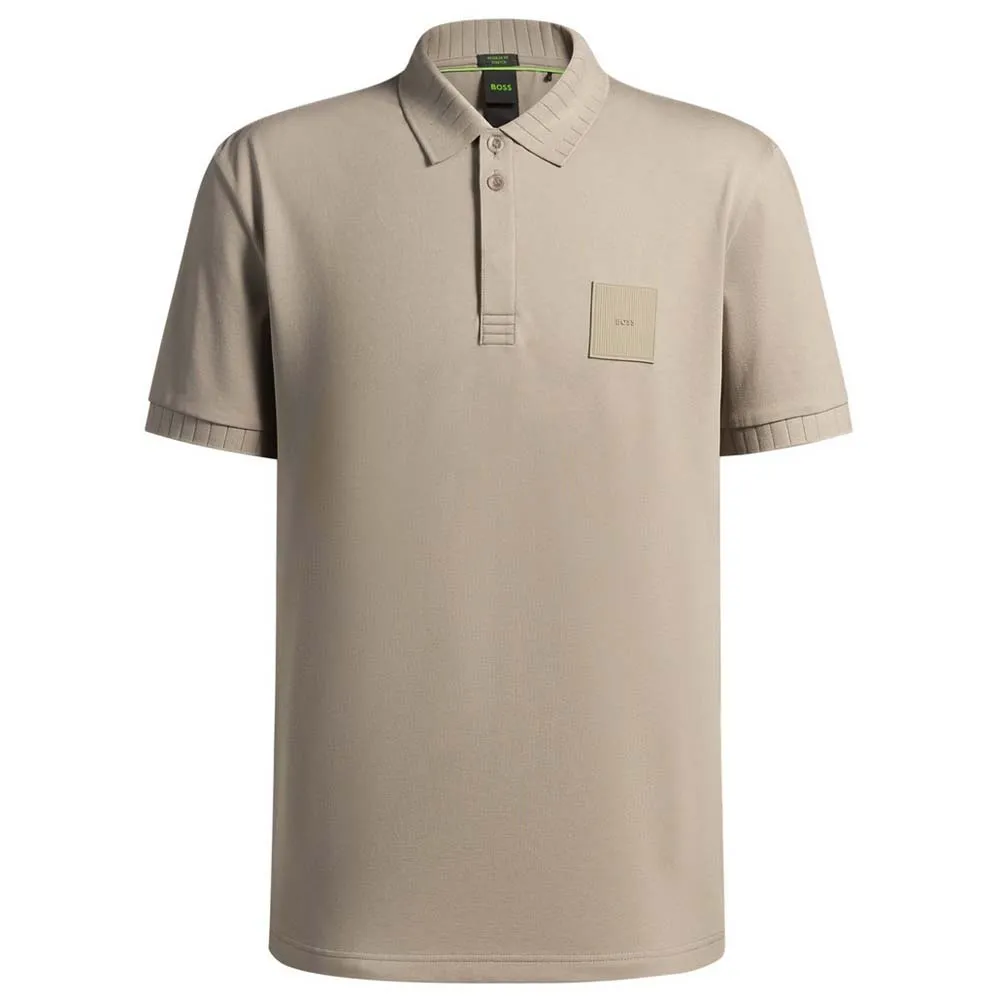 Поло с коротким рукавом BOSS Paddy Dropneedle, бежевый
Поло с коротким рукавом BOSS Paddy Dropneedle, бежевый