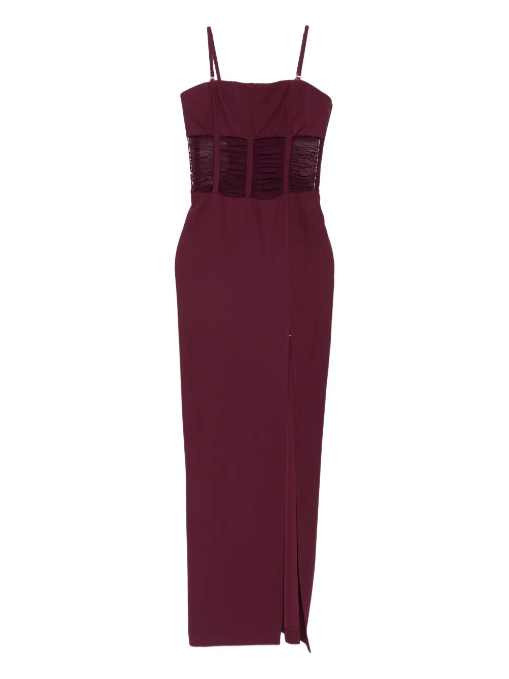 Платье с сетчатой вставкой Patrizia Pepe, красный
Платье с сетчатой вставкой Patrizia Pepe, красный