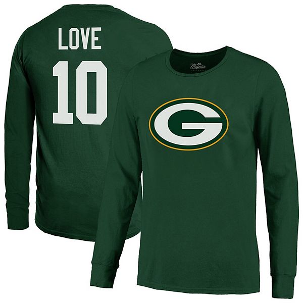 Мужская футболка с длинным рукавом Jordan Love Green Bay Packers с именем и номером Majestic Threads
Мужская футболка с длинным рукавом Jordan Love Green Bay Packers с именем и номером Majestic Threads