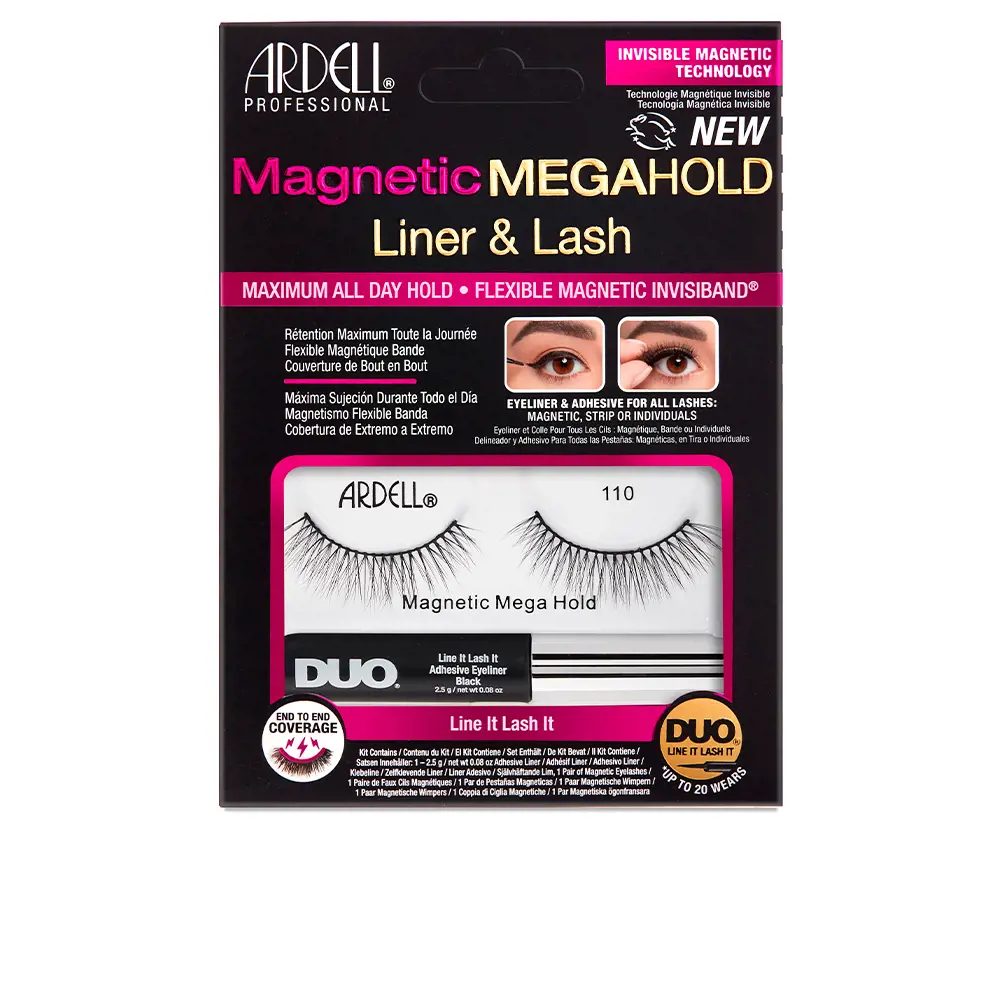 Накладные ресницы Magnetic Megahold Liner & Lash Pestañas #110 Ardell, 2 шт
Накладные ресницы Magnetic Megahold Liner & Lash Pestañas #110 Ardell, 2 шт