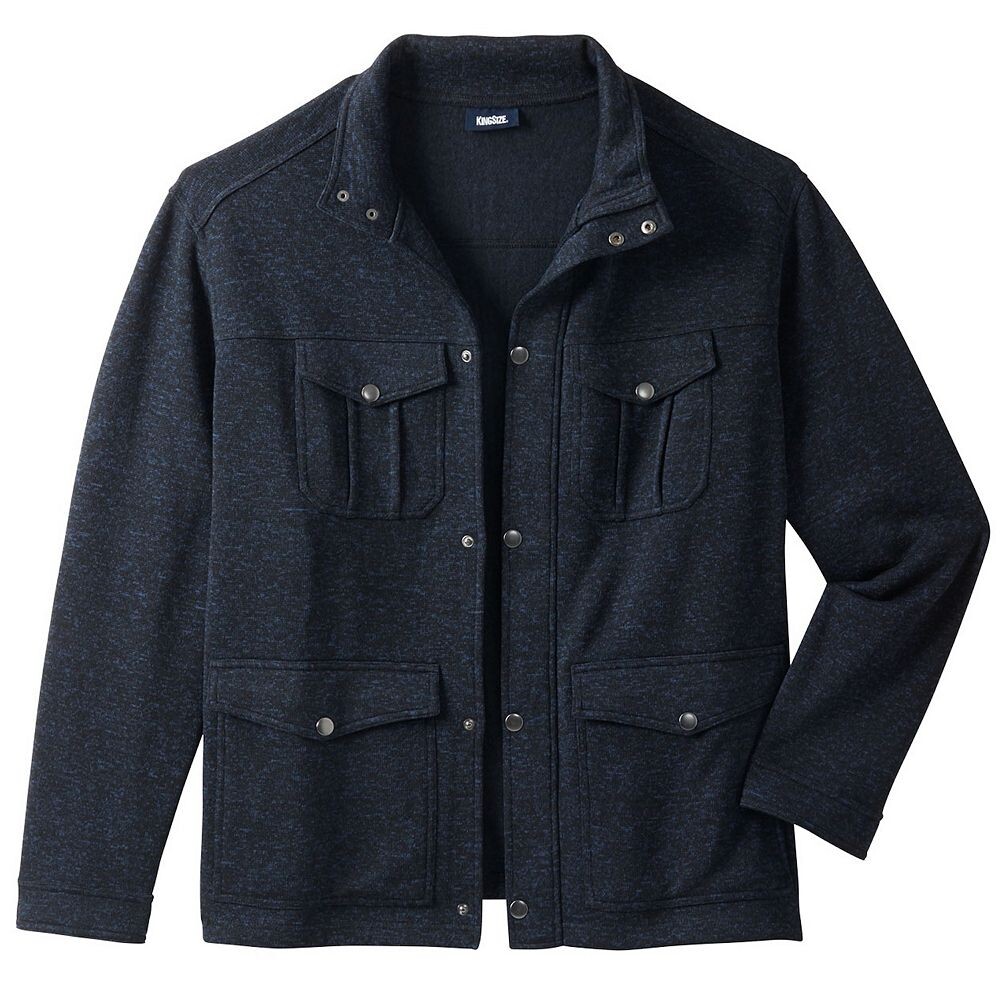 Мужской большой и высокий свитер Kingsize, флисовая куртка с несколькими карманами KingSize, цвет Slate Blue Marl
Мужской большой и высокий свитер Kingsize, флисовая куртка с несколькими карманами KingSize, цвет Slate Blue Marl