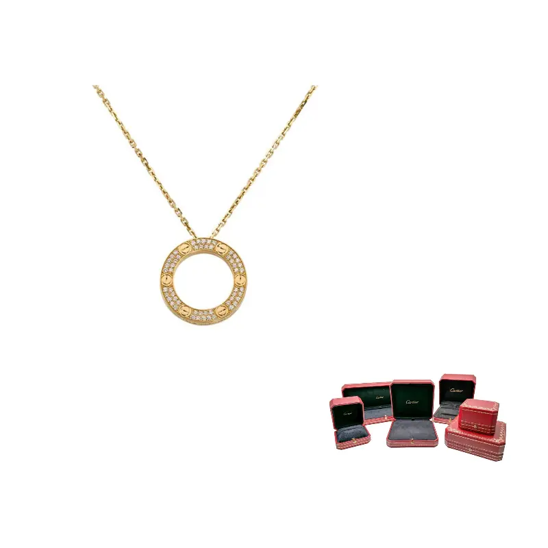 18kt Yellow Gold Love Diamond Necklace Cartier, золотой
18kt Yellow Gold Love Diamond Necklace Cartier, золотой