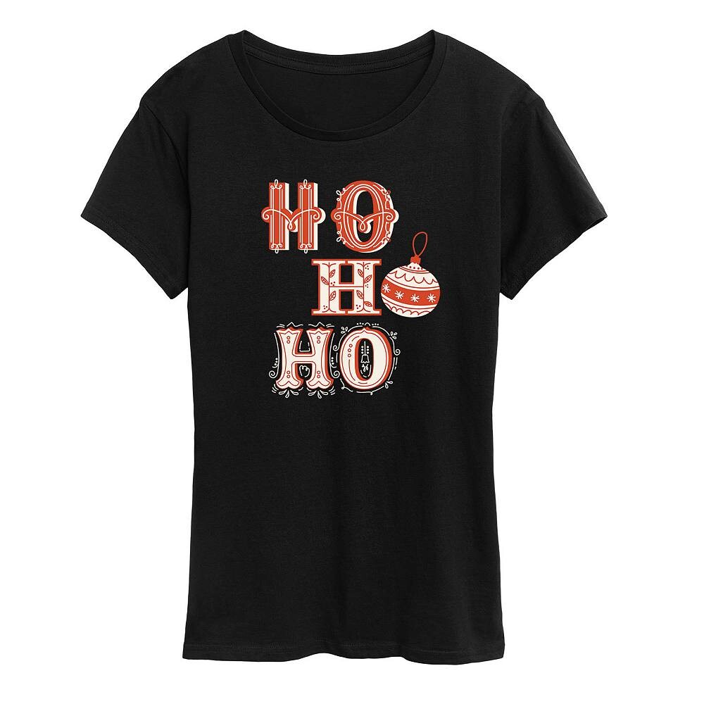 Женская винтажная рождественская футболка с рисунком "Ho Ho Ho" Licensed Character, черный
Женская винтажная рождественская футболка с рисунком "Ho Ho Ho" Licensed Character, черный