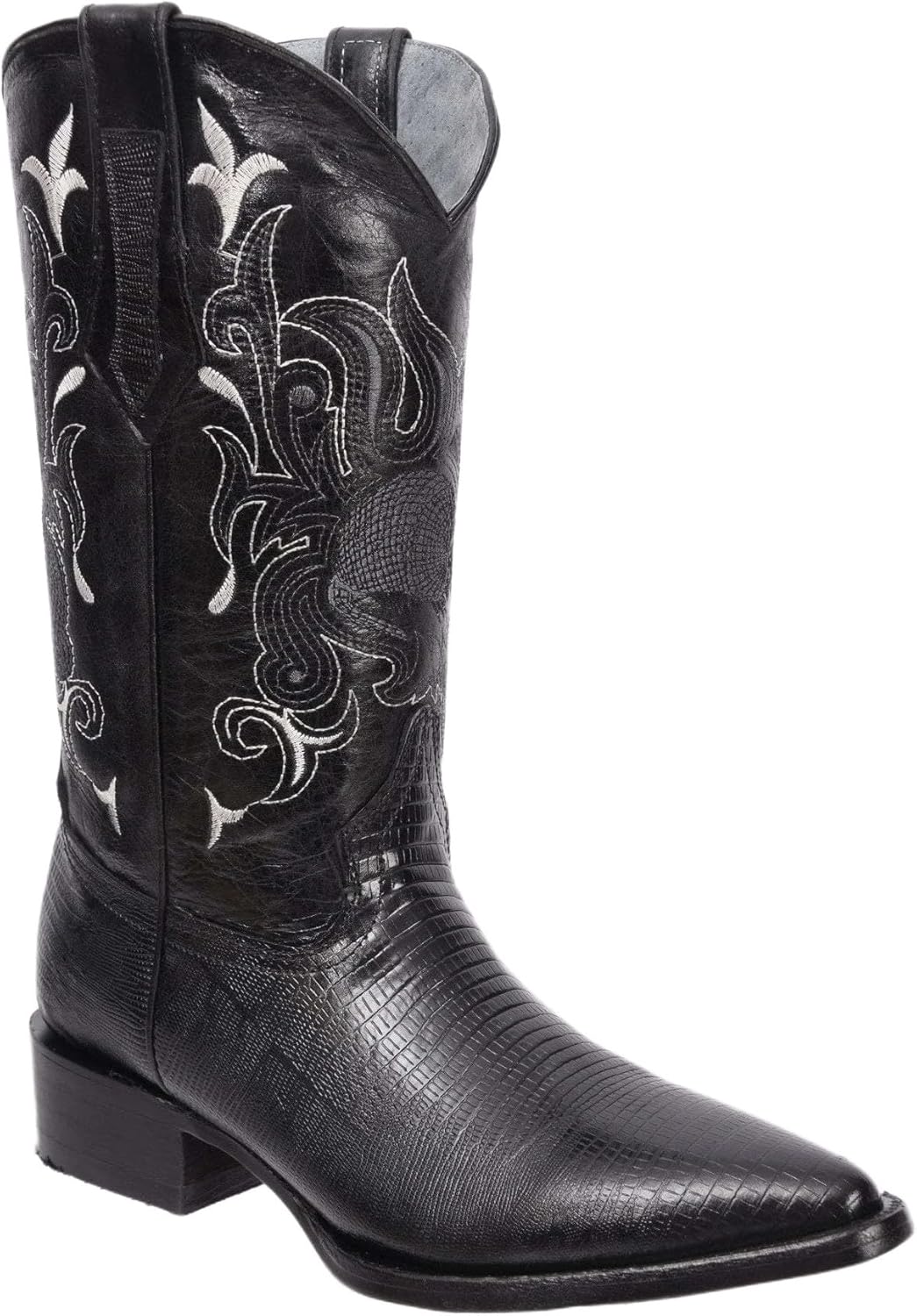 Мужские ковбойские западные сапоги с J-образным носком из натуральной кожи с экзотическим принтом под ящерицу - черные Generic
Мужские ковбойские западные сапоги с J-образным носком из натуральной кожи с экзотическим принтом под ящерицу - черные Generic