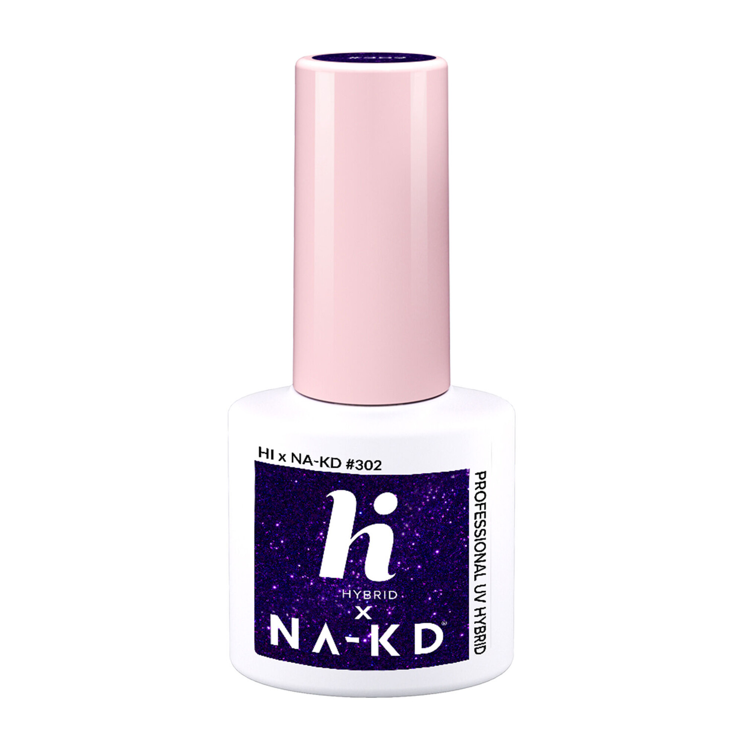 Гибридный лак для ногтей 302 блестящий фиолетовый Hi Hybrid Na-Kd, 5 мл 
Гибридный лак для ногтей 302 блестящий фиолетовый Hi Hybrid Na-Kd, 5 мл