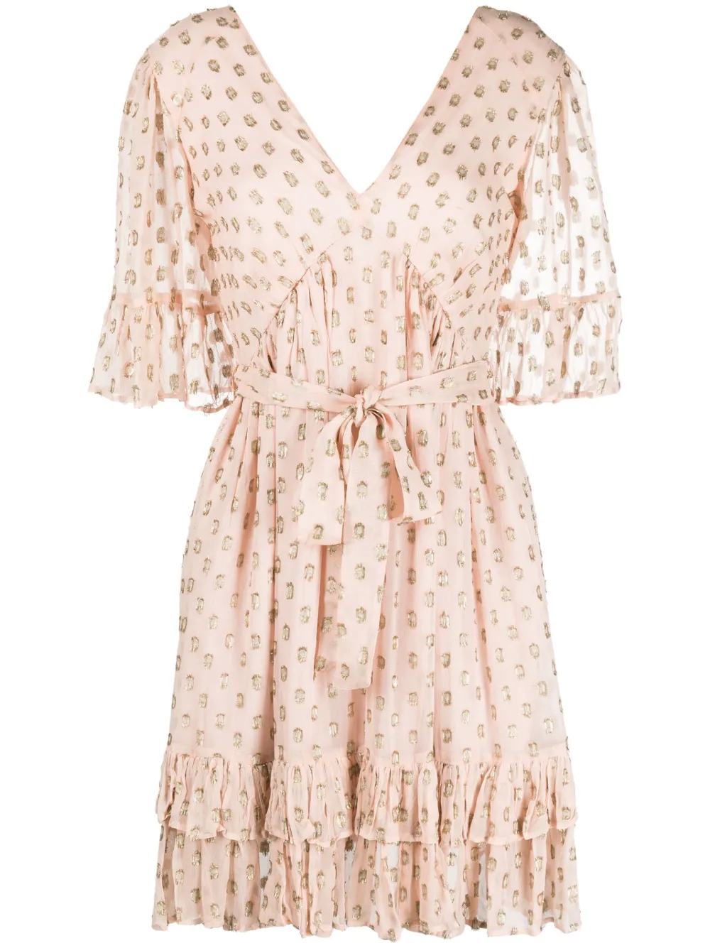 Расклешенное платье миди с графичным принтом Twinset, розовый
Расклешенное платье миди с графичным принтом Twinset, розовый