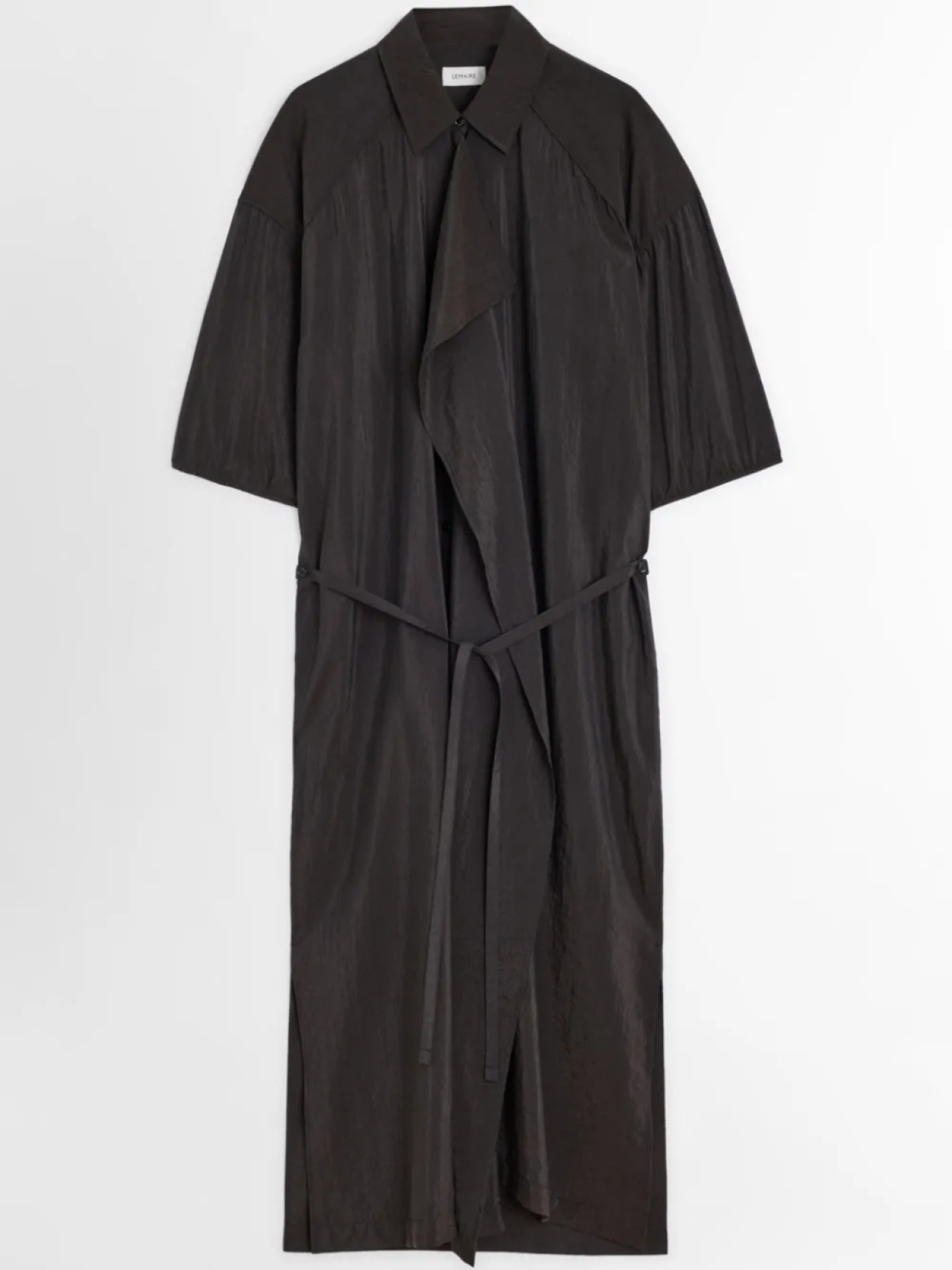 LEMAIRE Асимметричное платье-рубашка, черный
LEMAIRE Асимметричное платье-рубашка, черный