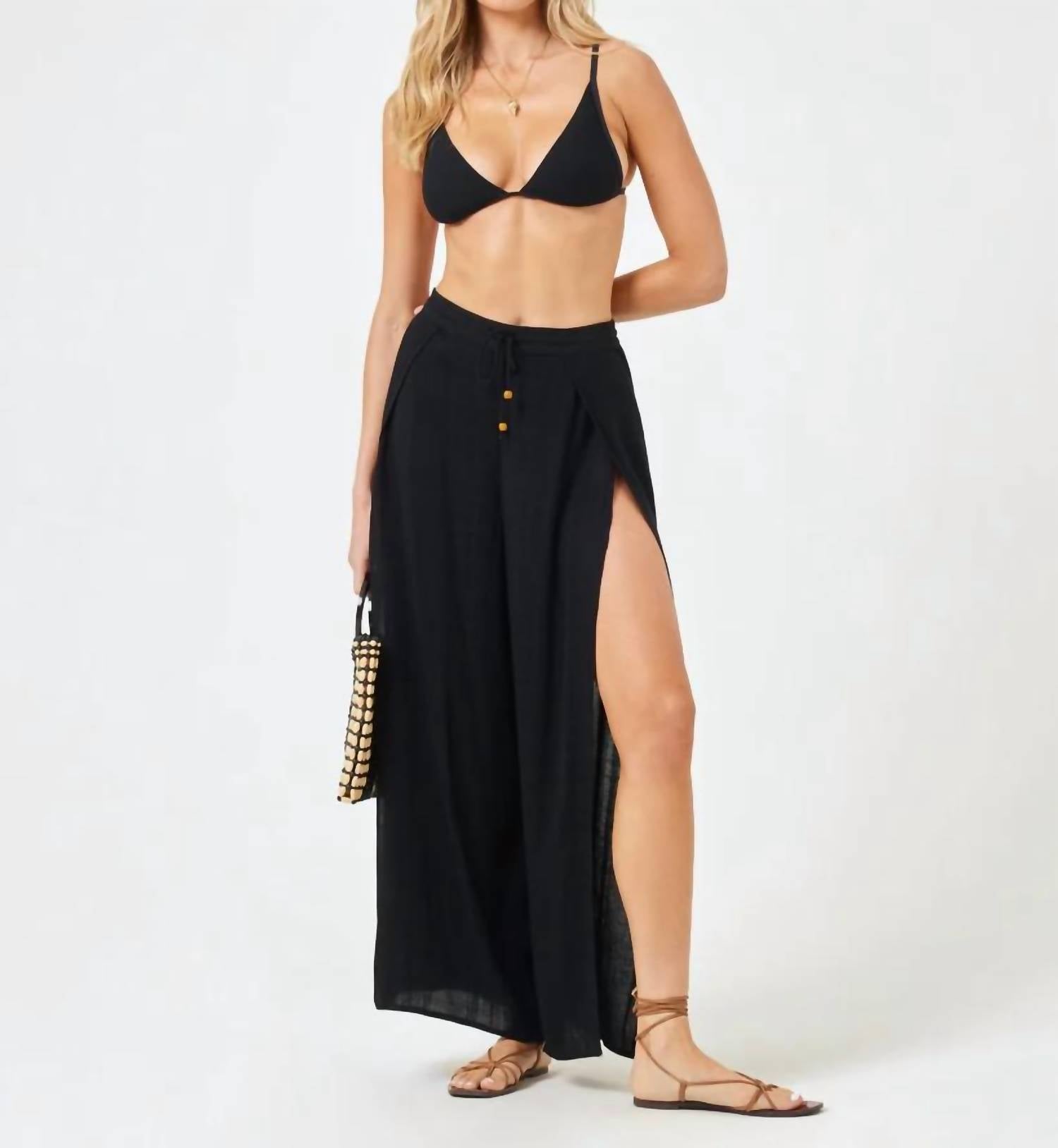 Штаны Кали черного цвета L Space
Штаны Кали черного цвета L Space