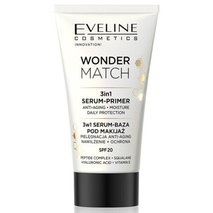 Eveline Cosmetics Wonder Match 3-в-1 сыворотка-основа под макияж 30 мл Assorted
Eveline Cosmetics Wonder Match 3-в-1 сыворотка-основа под макияж 30 мл Assorted