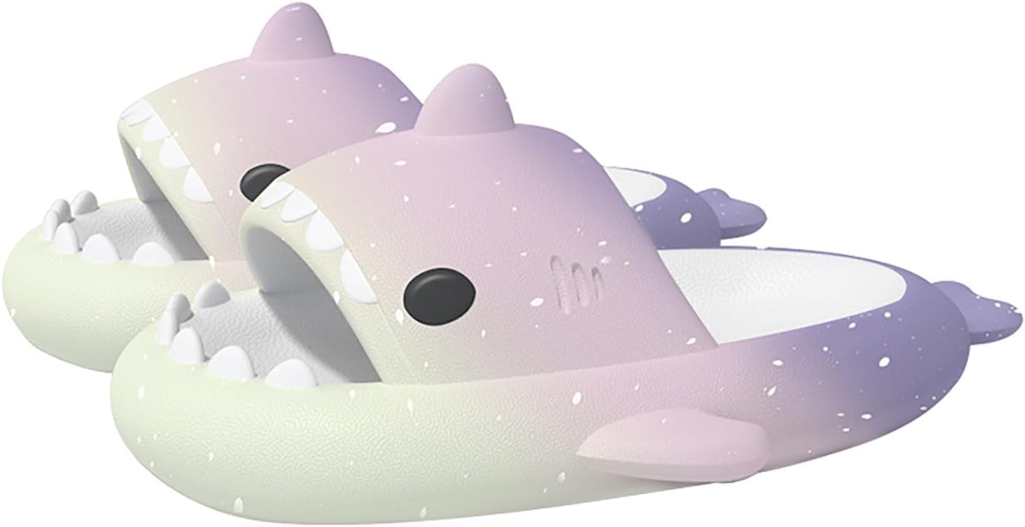 Тапочки «Акула под звездным светом», забавные тапочки «Облачная акула», противоскользящие, быстро сохнущие, для мужчин и женщин Generic, сиреневый
Тапочки «Акула под звездным светом», забавные тапочки «Облачная акула», противоскользящие, быстро сохнущие, для мужчин и женщин Generic, сиреневый