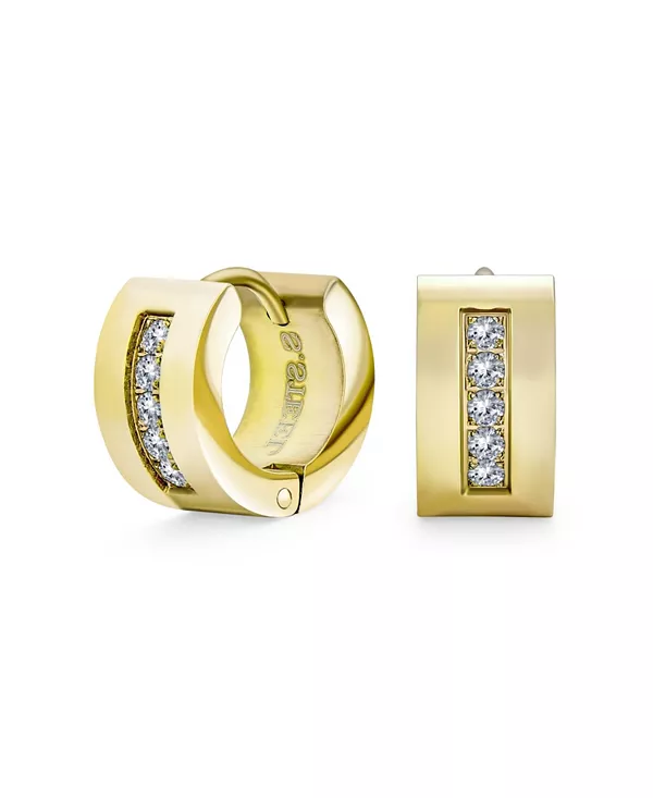 Унисекс набор из 3 рядов кубических цирконий CZ K-pop широкие мини-серьги-кольца Huggie для мужчин и женщин из черной стали с покрытием из нержавеющей стали Bling Jewelry, gold-tone
Унисекс набор из 3 рядов кубических цирконий CZ K-pop широкие мини-серьги-кольца Huggie для мужчин и женщин из черной стали с покрытием из нержавеющей стали Bling Jewelry, gold-tone