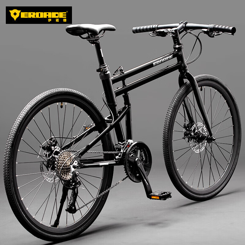 Складной велосипед EROADE из алюминиевого сплава 24-скоростной 26-дюймовый, черный
Складной велосипед EROADE из алюминиевого сплава 24-скоростной 26-дюймовый, черный