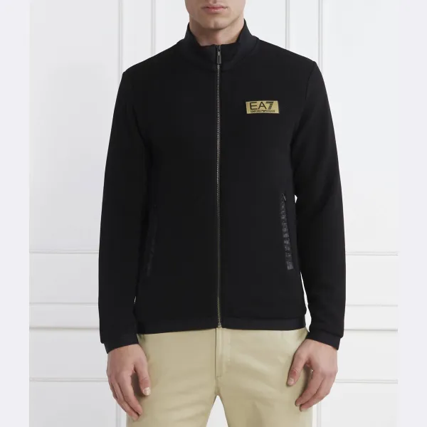 Толстовка обычного кроя Ea7, черный 
Толстовка обычного кроя Ea7, черный