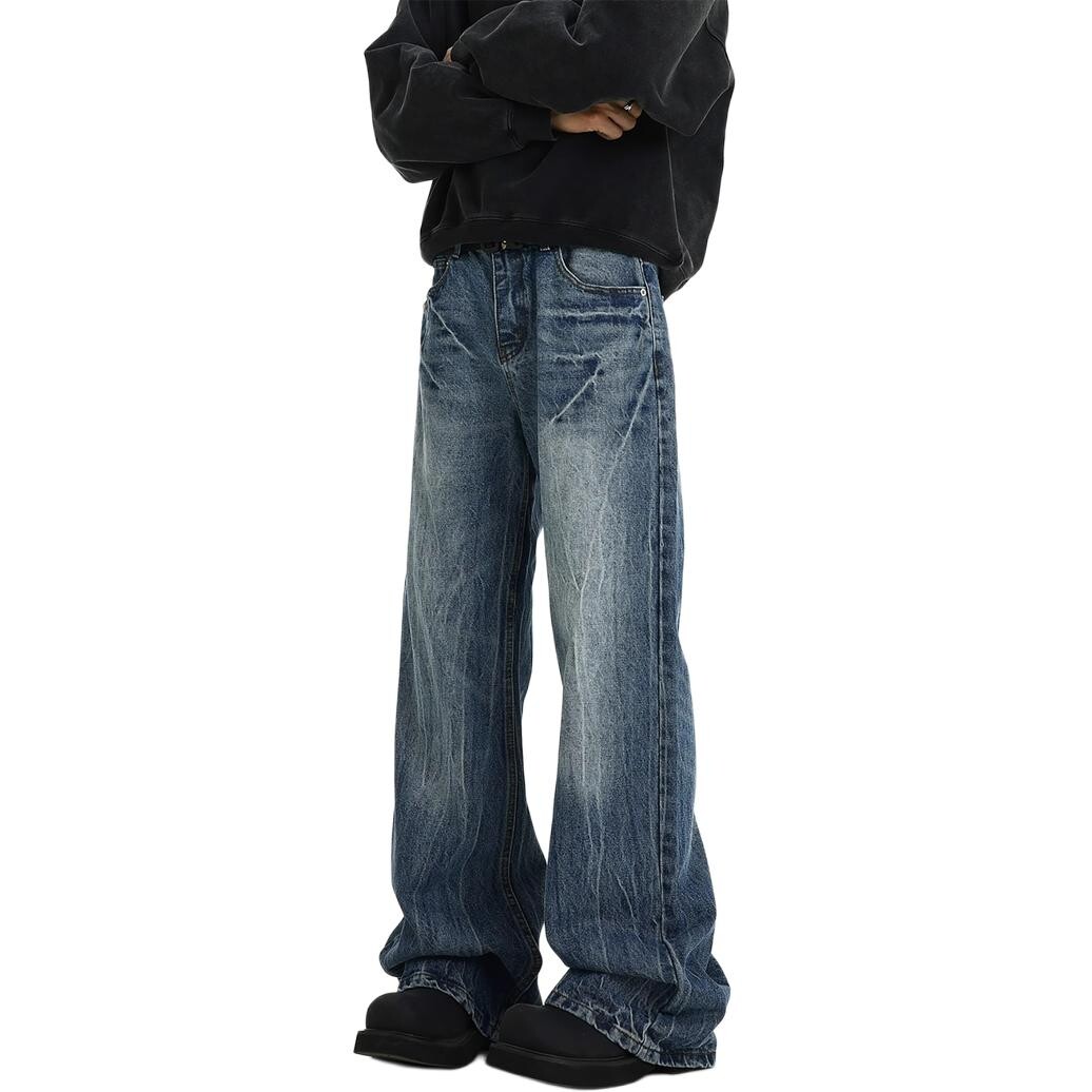 Джинсы унисекс Sunsetmonent, Винтажный синий
Джинсы унисекс Sunsetmonent, Винтажный синий