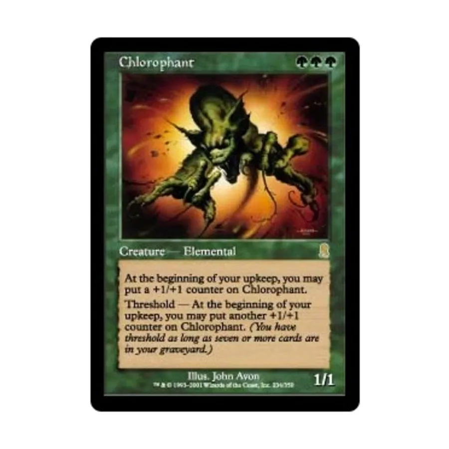 CCG Хлорофант (R), MTG - Odyssey
CCG Хлорофант (R), MTG - Odyssey