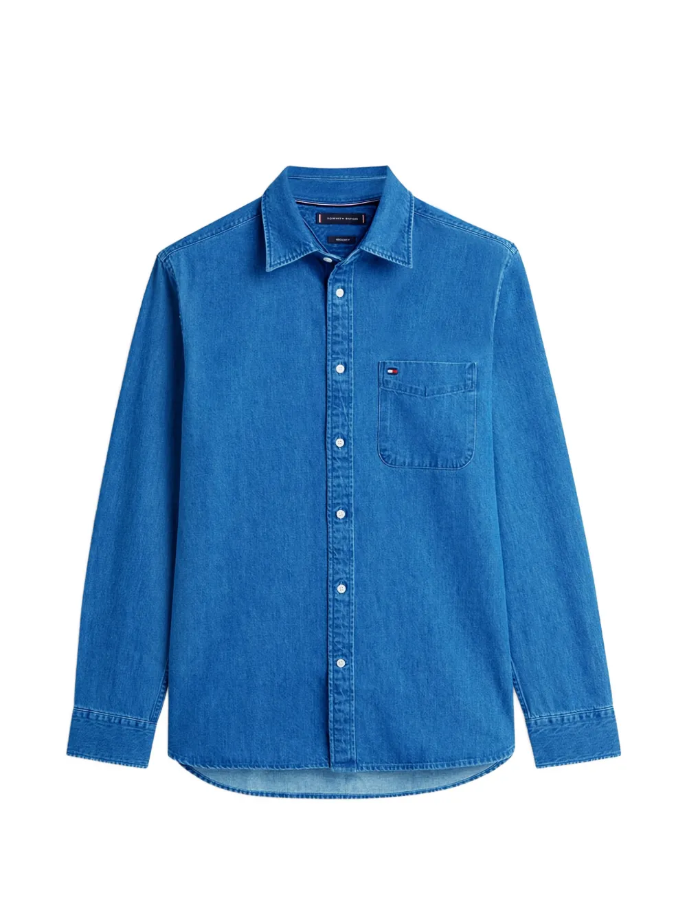 Рубашка с нагрудным карманом и длинными рукавами Tommy Hilfiger, синий
Рубашка с нагрудным карманом и длинными рукавами Tommy Hilfiger, синий