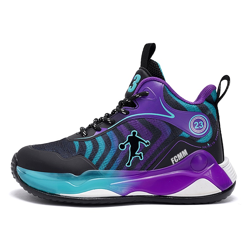 Износостойкие дышащие детские баскетбольные кроссовки для подростков FCMM, черный/фиолетовый
Износостойкие дышащие детские баскетбольные кроссовки для подростков FCMM, черный/фиолетовый