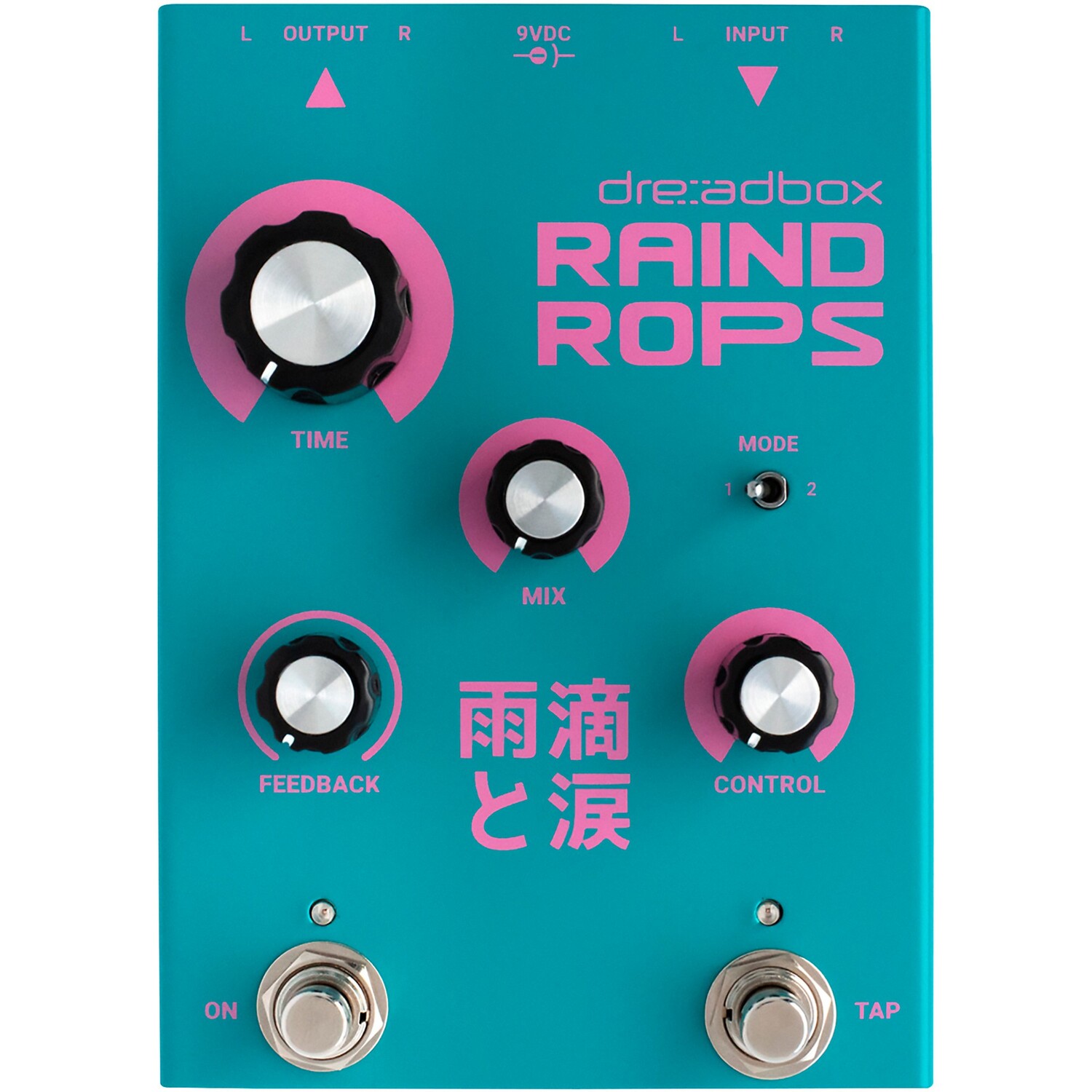 Dreadbox Raindrops 1000 мс Модулированный сдвиг высоты тона Пышная стереореверберация Эффекты задержки Педаль Бирюзовый
Dreadbox Raindrops 1000 мс Модулированный сдвиг высоты тона Пышная стереореверберация Эффекты задержки Педаль Бирюзовый