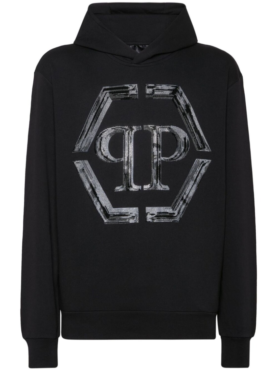 Толстовка со стразами Hexagon Philipp Plein, черный
Толстовка со стразами Hexagon Philipp Plein, черный