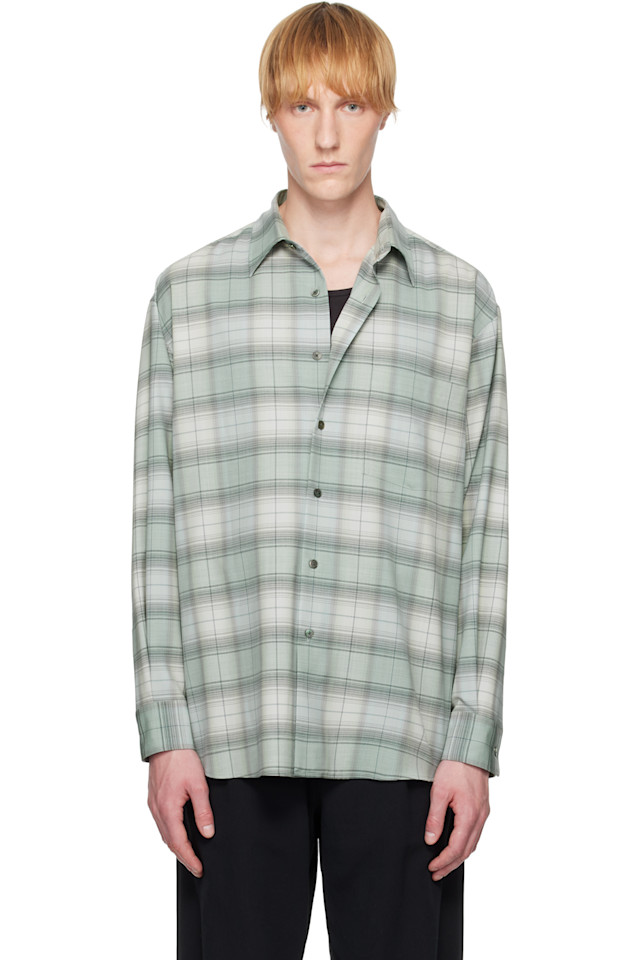 Сверхлегкая шерстяная клетчатая рубашка Auralee, мультиколор
Сверхлегкая шерстяная клетчатая рубашка Auralee, мультиколор