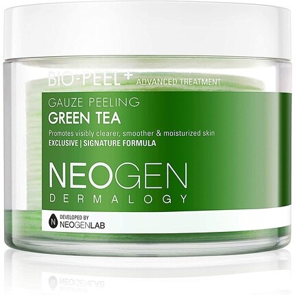 Dermalogy Bio Peel Gauze Peeling Green Tea Отшелушивающие подушечки премиум-класса, 30 подушечек, 200 мл, Neogen
Dermalogy Bio Peel Gauze Peeling Green Tea Отшелушивающие подушечки премиум-класса, 30 подушечек, 200 мл, Neogen