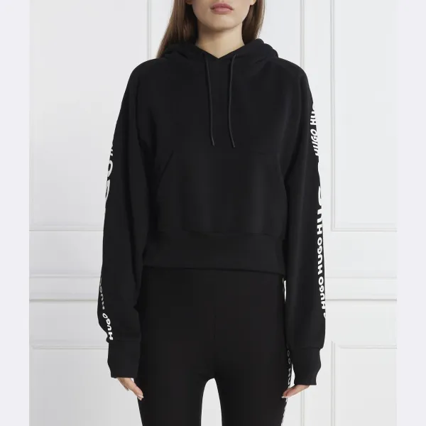 Толстовка даматала стандартного кроя Hugo, черный
Толстовка даматала стандартного кроя Hugo, черный