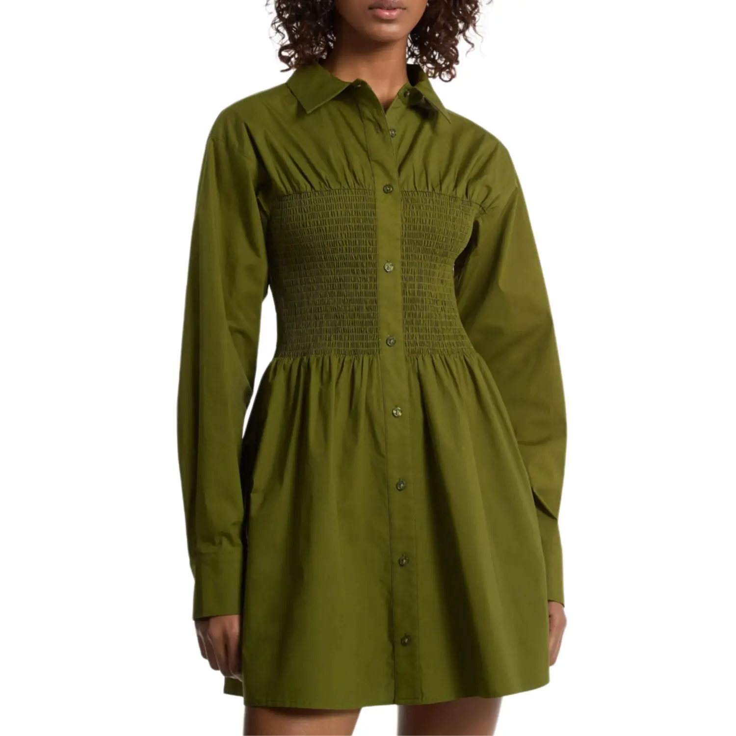 Маленькое платье-рубашка с буфами MICHAEL KORS, зеленый
Маленькое платье-рубашка с буфами MICHAEL KORS, зеленый